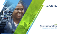 Jabil's Fiscal Year 2025 Sustainability Progress Report highlights the company's progress toward greenhouse gas reduction, diverting waste from landfills, and giving back to local communities.
