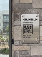SmartRent’s new Virtual Intercom provides property operators with a hardware-free, cost-effective visitor entry solution. Guests simply scan the secure QR code to initiate a browser-based video or audio call to residents for property access, eliminating the need for expensive hardwiring, physical entry panels or dedicated app downloads.