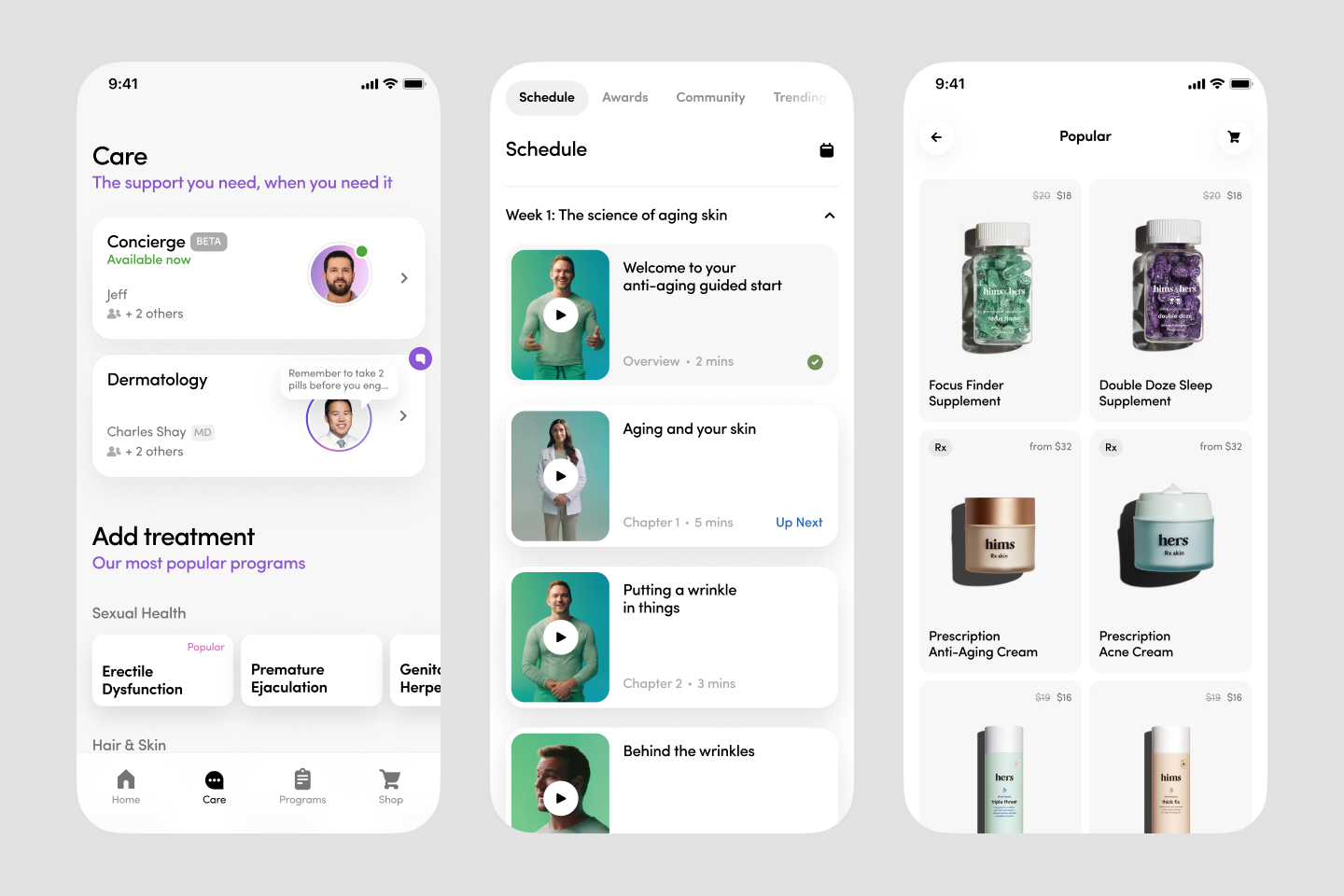 Hims Inc. Hims & Hers Mobile Platform Now Available on the App Store