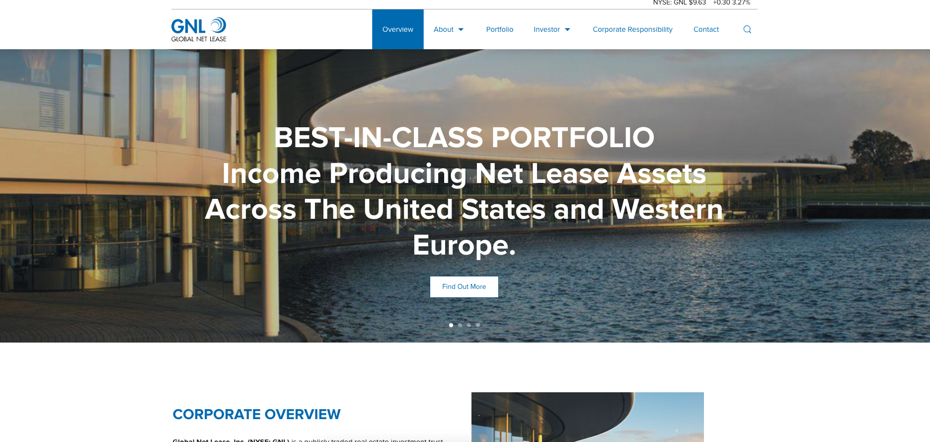Global Net Lease website