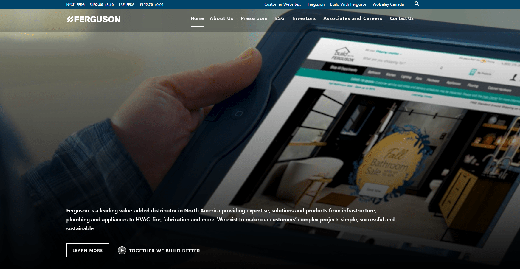 Ferguson Enterprises Website